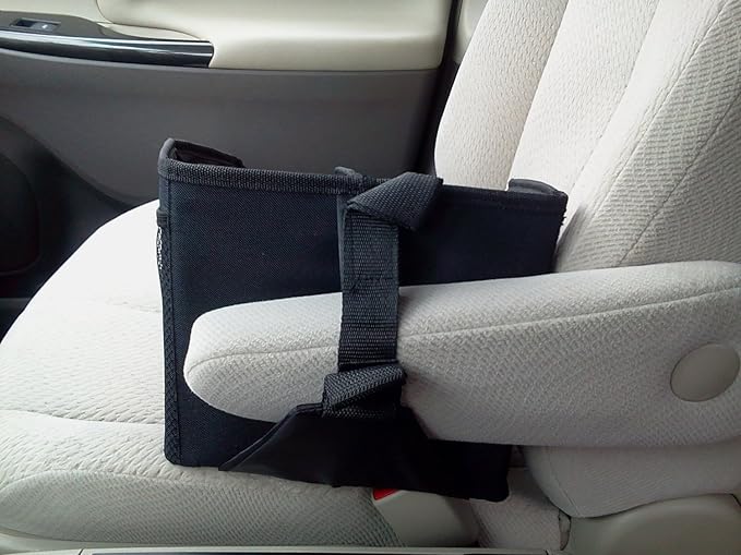 Car Organizer, Car Console Organizer with 6 Large Pockets, + Adjustable Dividers for Keeping Miscellaneous Items Organized- Use in Front or Back to Store Kids’ Toys, Books, Snacks etc