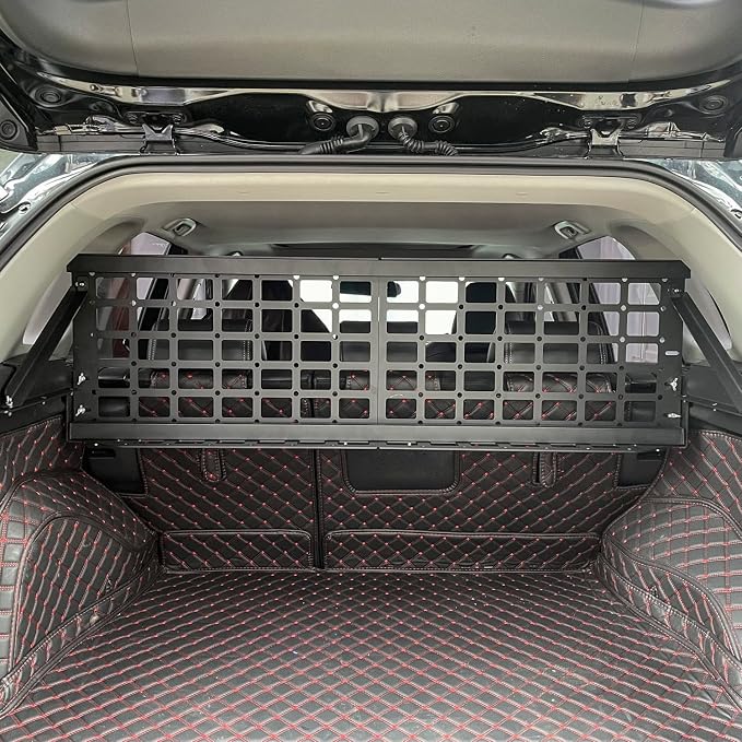 HIGH FLYING for Toyota RAV4 2019-2025 Car Accessories Modular Storage Molle Panel Cargo Shelf Organizer Luggage Carrier Rack Aluminum Alloy (with Split Cross Bar)