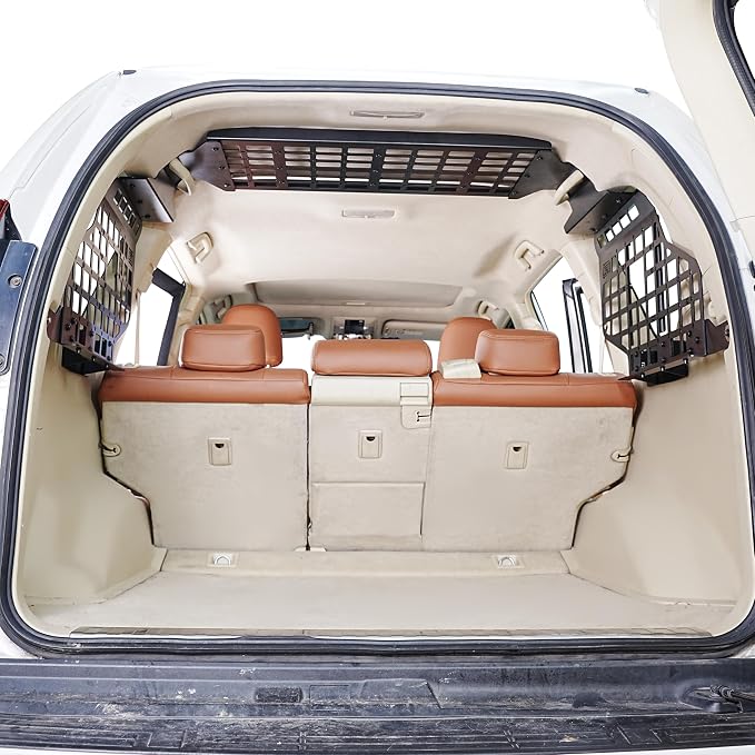 HIGH FLYING for Toyota Prado LC150/Lexus GX460 Car Molle Panels Storage Modular System Trunk Shelf Organizer Rear Cargo Racks