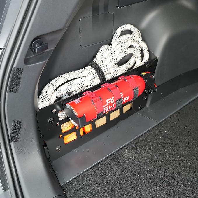 HIGH FLYING for Toyota RAV4 2026 2027 Car Accessories Modular Storage Molle Panel Cargo Shelf Organizer Luggage Carrier Rack Aluminum Alloy (Storage Box B)