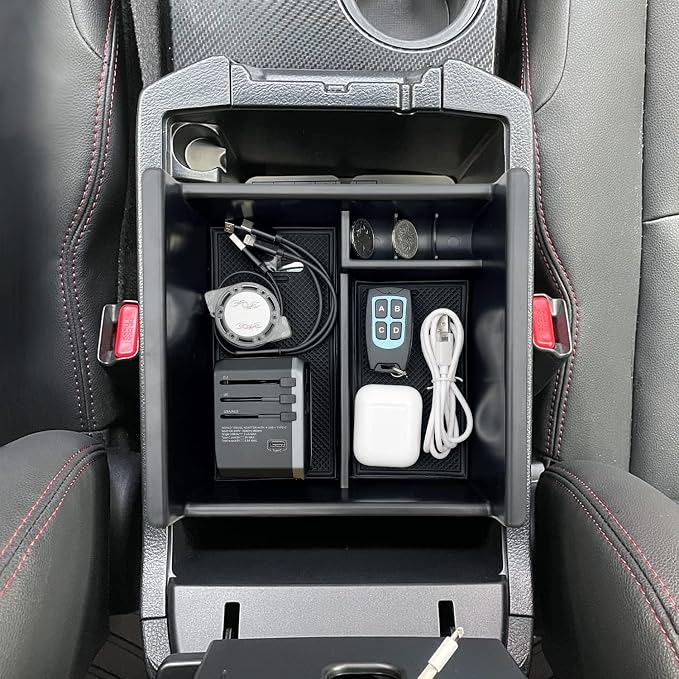 Compatible with Toyota 4Runner Accessories Center Console Tray Organizer Armrest Box Storage Fit for 4Runner 2010-2019 2020 2021 2022 2023 2024 (Organizer Set)