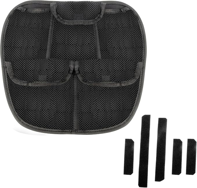 Front Trunk Lid Organizer with 5 Mesh Wall Pocket for Spyder, Frunk Tool Bag Storage Accessory for Can-Am Spyder F3 F3-S F3-T F3-L 2015-2025 (Black Style)