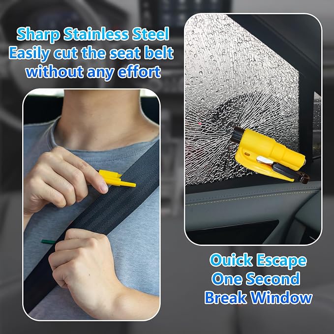 LLXGAB【Compatible with Nissan Frontier Seat Gap Filler,No Drop Seat Guard Compatible with Nissan Frontier,Drop Seat Guards for Cars(2Pcs),Emergency Keychain Car Escape Tool(2Pcs)