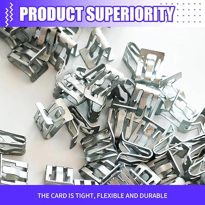 Downhill 15 PCS Automotive Central Control Console Dashboard Interior Panel Clips, Universal Dash Panel Retainer Clips, Metal Lift Door Trim Panel Fixer, for Most Car (Silver)