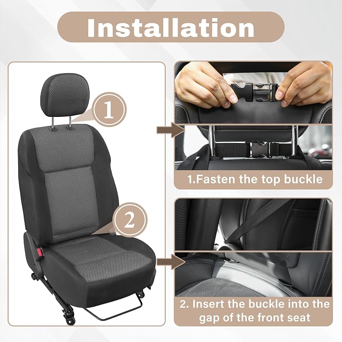 JEYODA Car Back Seat Organizer with Tablet Holder - Multi-Pocket Storage Organizer for Auto Mobile Office & Dining, Adjustable Height Folding Design, Fit for Most Car SUV Van