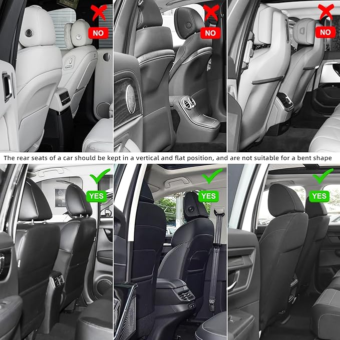 TAIKOO Seat Back Protector,Shields Seat Backs From Kicks and Adds Storage | Keeps seat backs looking new for a long time. Easy to install and clean. 2-piece set