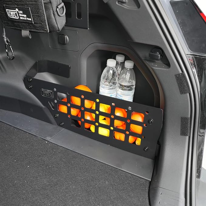 HIGH FLYING for Toyota RAV4 2026 2027 Car Accessories Modular Storage Molle Panel Cargo Shelf Organizer Luggage Carrier Rack Aluminum Alloy (Storage Box B)