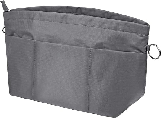 Vercord Handbag Purse Tote Pocketbook Organizer Insert Zipper Closure 11 Pockets 3 Sizes Many Colors