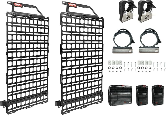 BuiltRight Industries Seat Back MOLLE Panel Organizer - Stage 2 Kit for Ford Raptor, F-150 (2015+), SuperDuty (2017+), and Ranger (2019+) | Made in USA