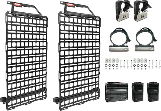 BuiltRight Industries Seat Back MOLLE Panel Organizer - Stage 2 Kit for Ford Raptor, F-150 (2015+), SuperDuty (2017+), and Ranger (2019+) | Made in USA