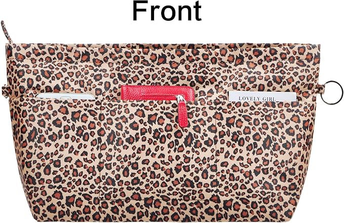 Vercord Handbag Purse Tote Pocketbook Organizer Insert Zipper Closure 11 Pockets 3 Sizes Many Colors