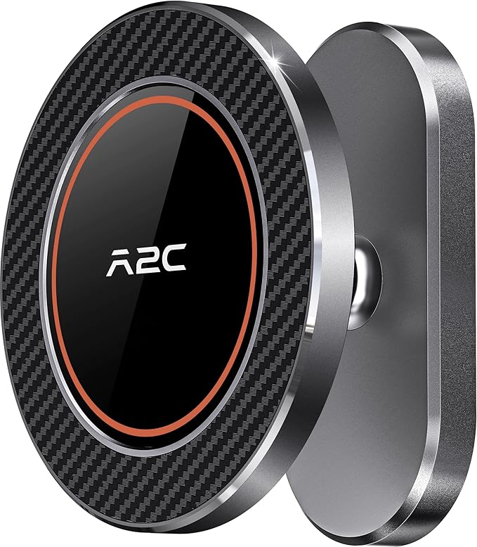 A2C Alloy Magnetic Golf Cart Phone Holder for MagSafe iPhone, Unique Fathers Day Golf Gifts for Men Dad Him Husband Ladies Her Golfers, Golf Accessories Essentials Gadgets Fits EZGO, Club Car, Yamaha