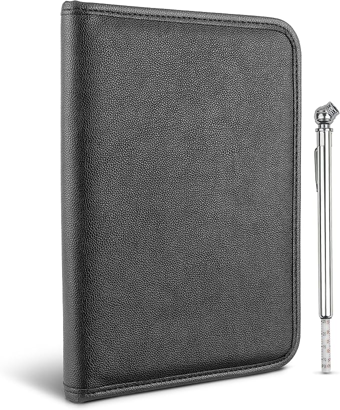 Samsill Car Registration and Insurance Holder, Owner's Manual Glove Box Organizer, 7.25 x 10 inches, Car Document Holder, Black