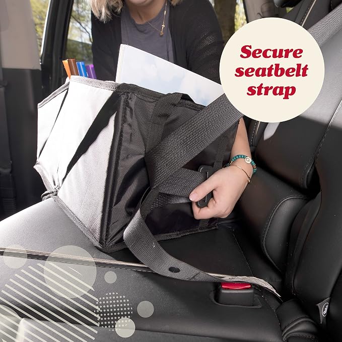 Lusso Gear Car Seat Organizer for Front or Backseat - Great for Adults & Kids, Features 9 Storage Compartments for Toys, Magazines, Tissues, Maps, Books, Documents, Games & More (Planets)