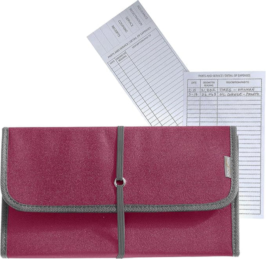 High Road Glove Box Organizer - Insurance and Registration Holder for Car Documents and Paperwork - Expandable Front Seat Organizer with Card Pockets