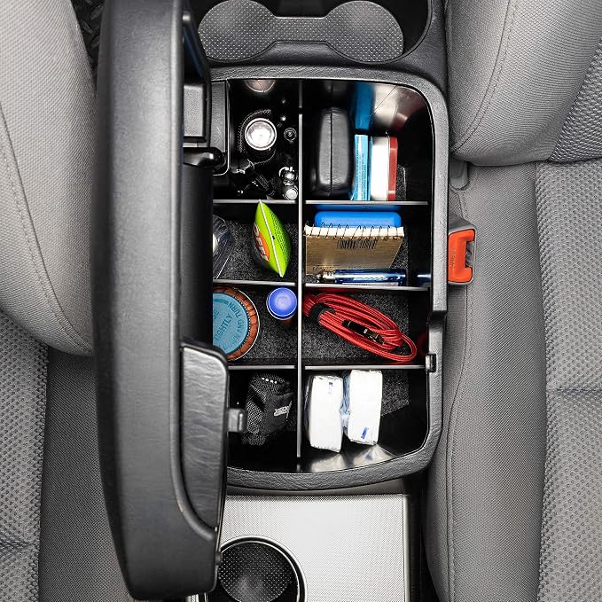 Vehicle OCD - Center Console Organizer for Toyota Tacoma (2005-2015) - Made in USA - SLX100
